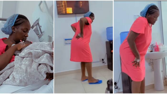 Former Househelps of Kawangware Actress Awiti Gives Birth to Baby Boy, Shares Humbling Video During Labor