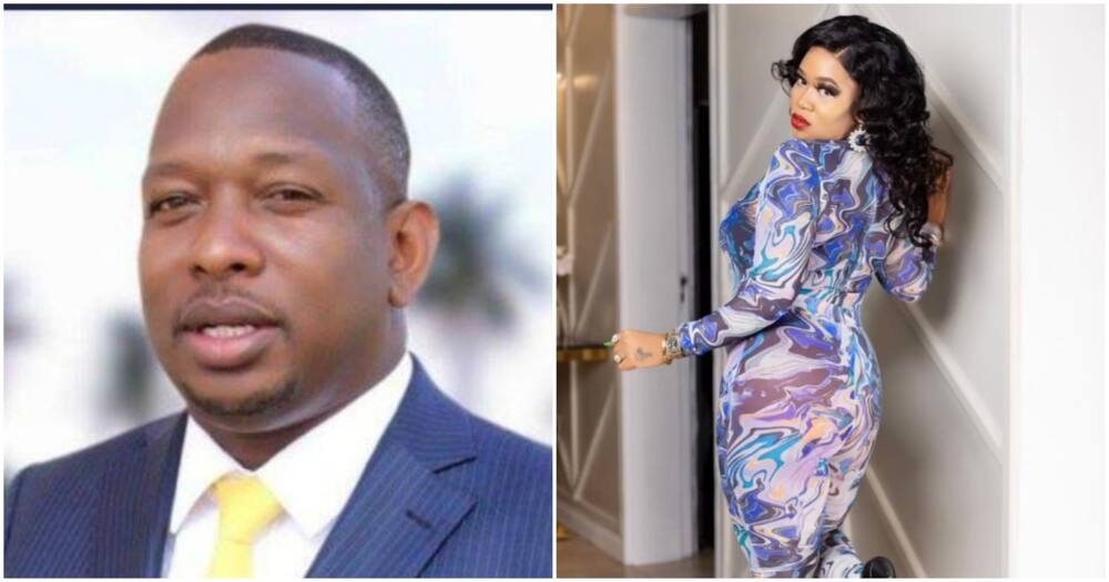 Former Nairobi governor Mike Sonko and socialite Vera Sidika. Photo: Mike Sonko, Vera Sidika.