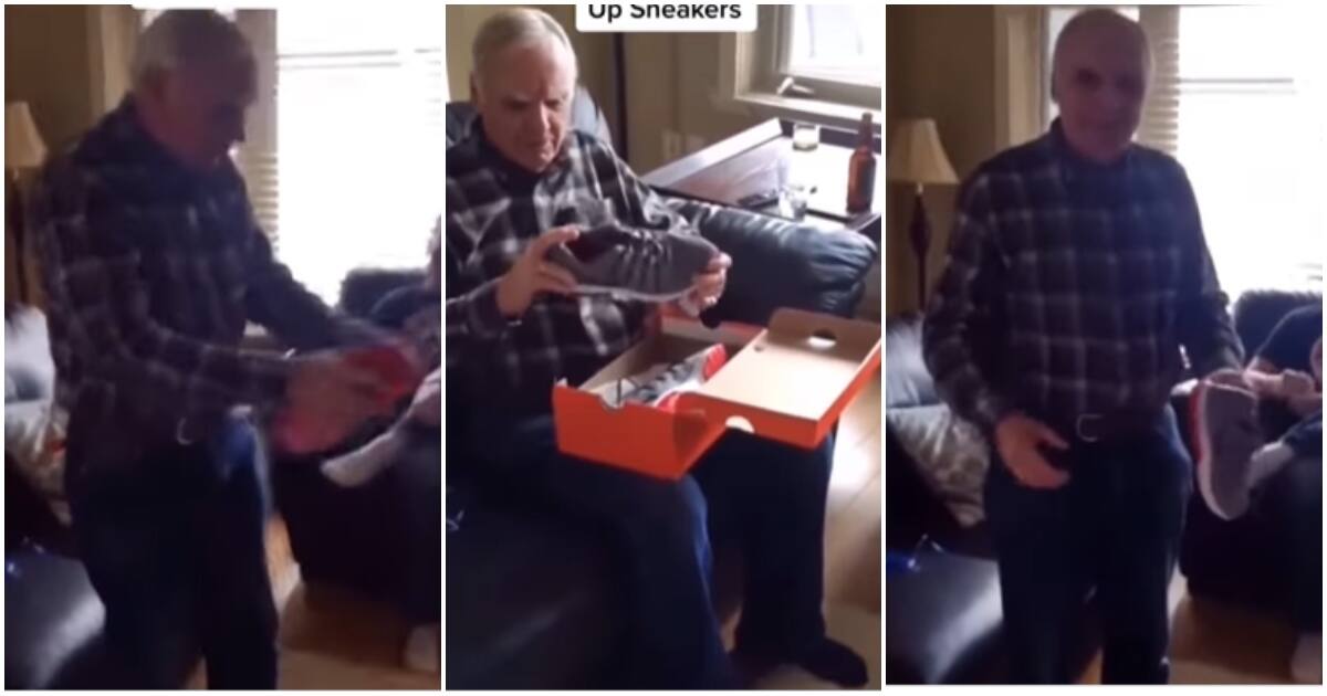 Grandpa light up store shoes