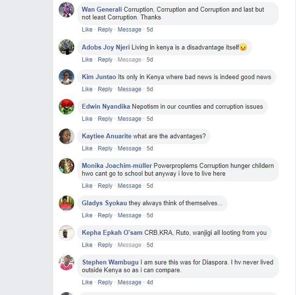 Social media users bitterly rant about the disadvantages of living in Kenya