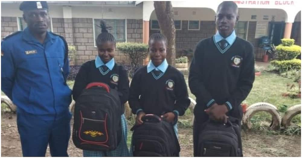 Kajiado Police helps five children go to school.