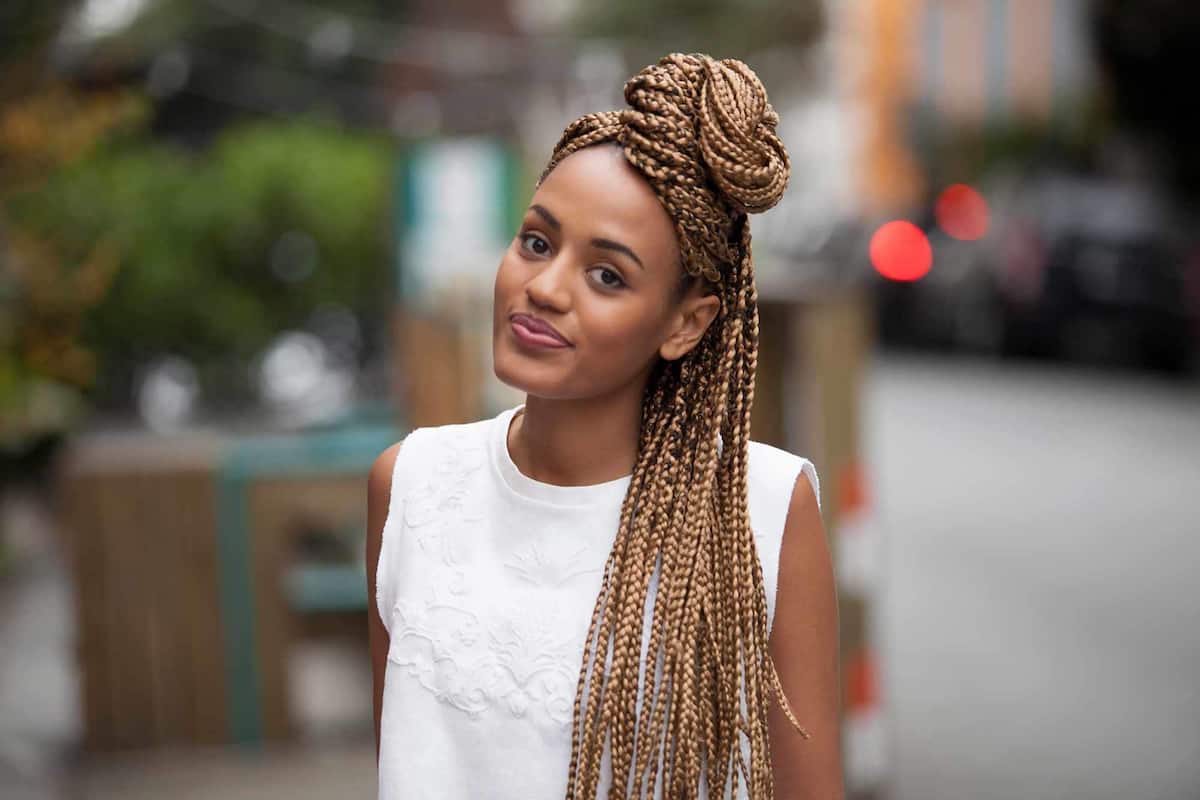 18 Stylish Cornrow Updo Hairstyles - The Glossychic | Cornrow updo  hairstyles, Black hair updo hairstyles, Feed in braids hairstyles