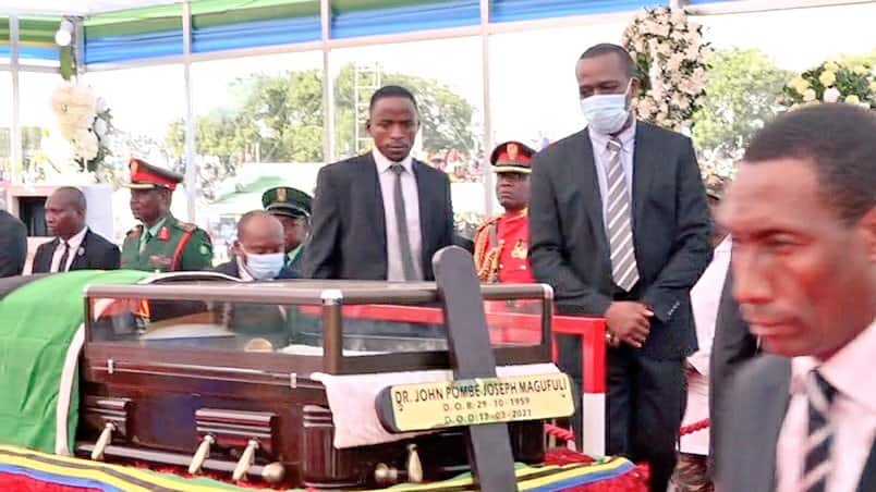 John Pombe Magufuli: 7 Emotional Photos from Late President's Burial Service