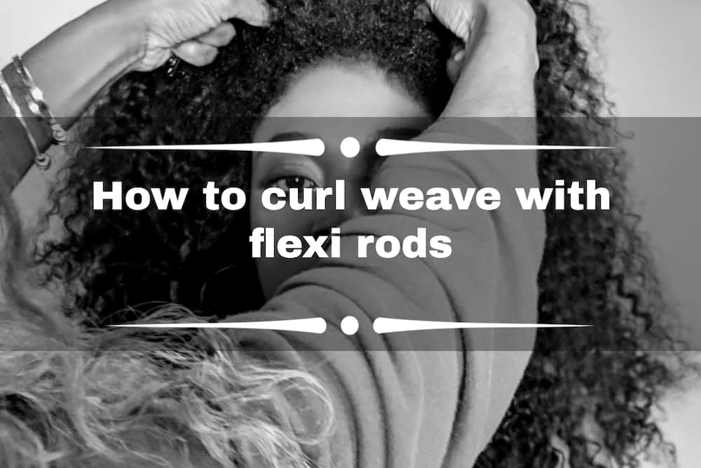 How to curl weave with flexi rods