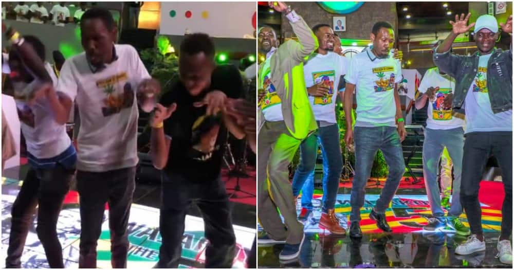 Omosh Spotted Dancing Energetically to Reggae Hits During Wajackoyah's Manifesto Launch.