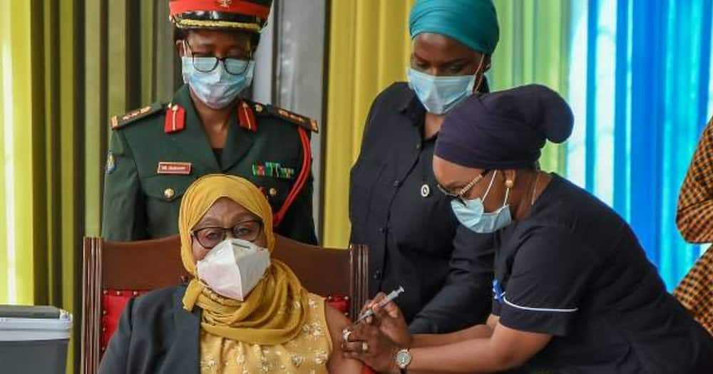 President Samia Suluhu. Photo: Getty Images.