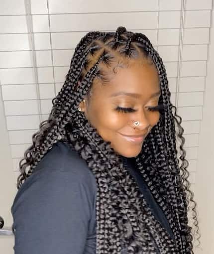 20 bohemian box braids styles for long, medium, and short hair - Tuko.co.ke