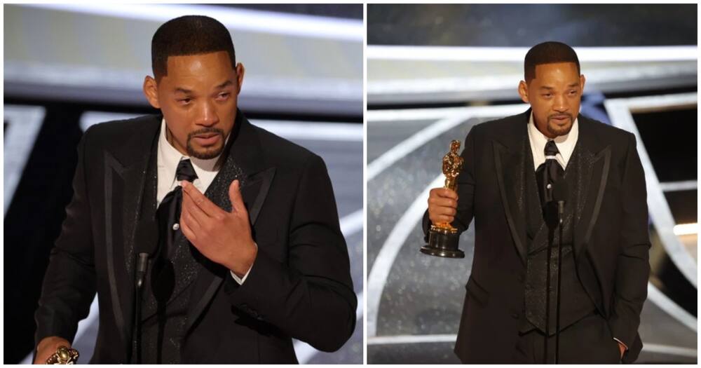 Will Smith wins Oscar.