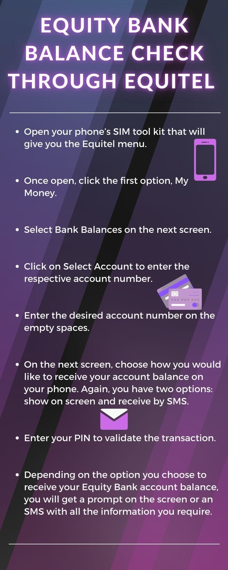How to check my Equity Bank account balance