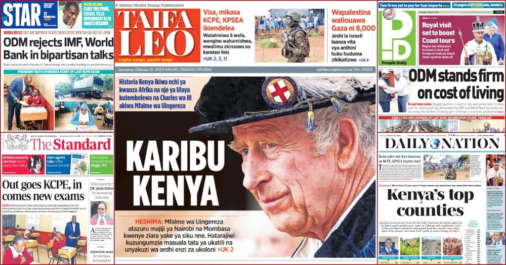 Kenya Newspapers Review For October 31 State House Gets Ksh 700m To