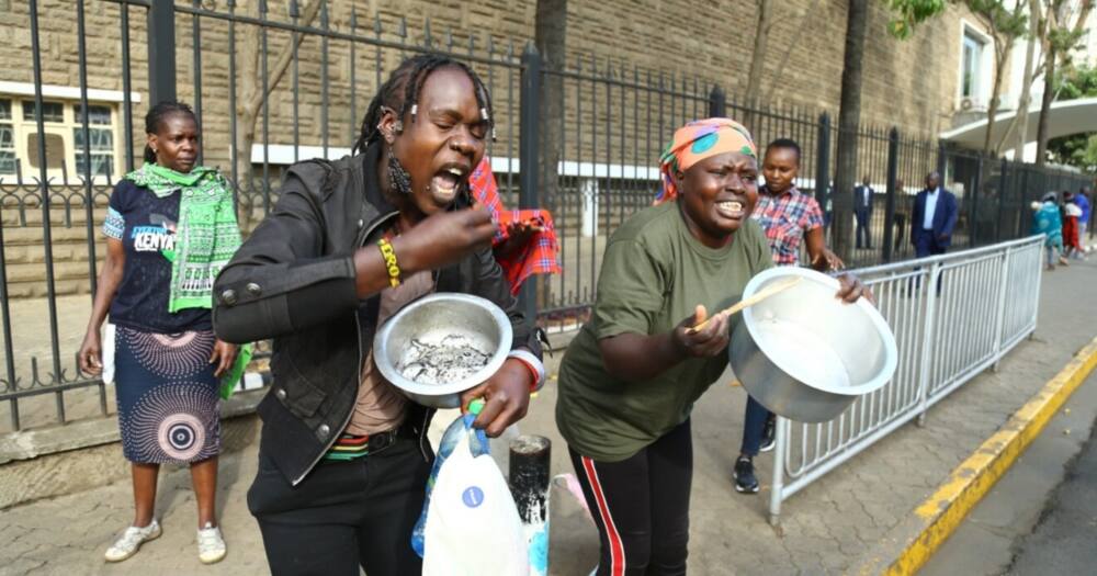 Azimio protesters