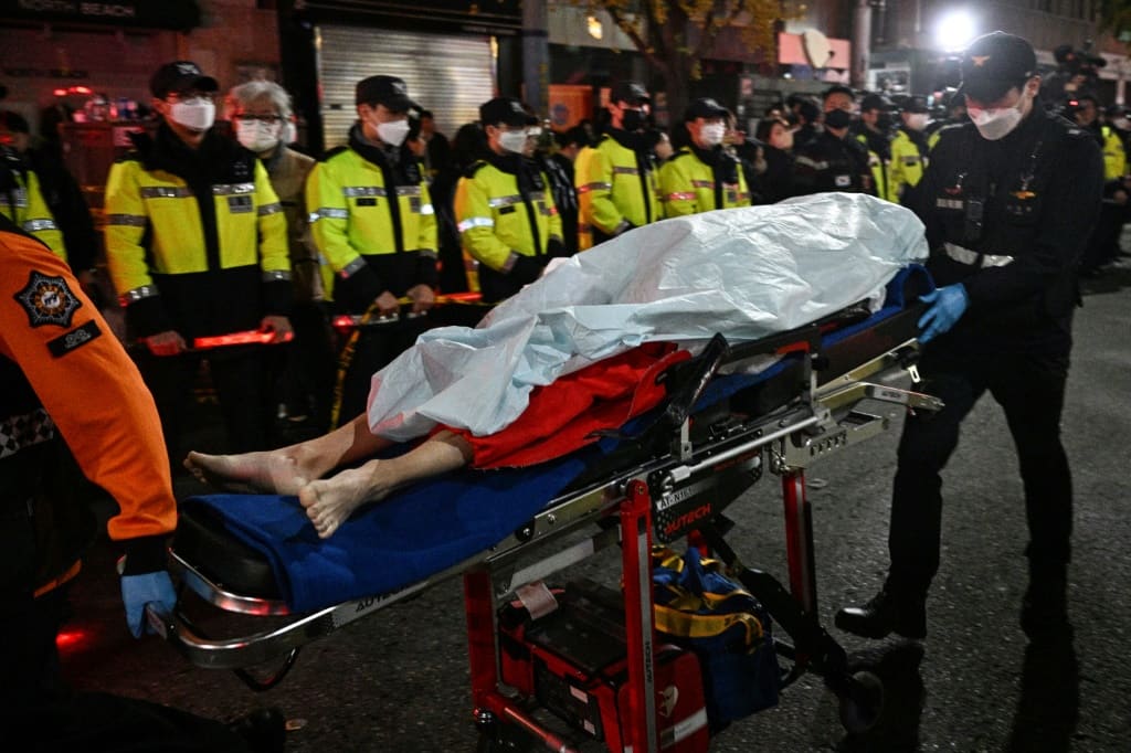 Scenes Of Horror In Seoul After Halloween Stampede, Nearly 150 People ...