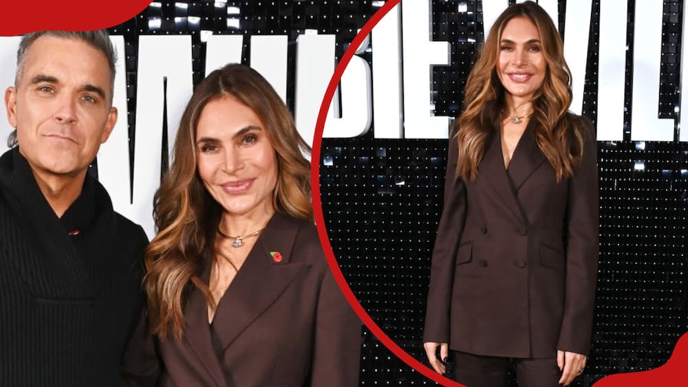 Robbie Williams and Ayda Field attend the pop-up launch of new Netflix Documentary Series "Robbie Williams"