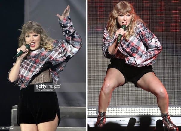 Circulating Taylor Swift weight gain pictures