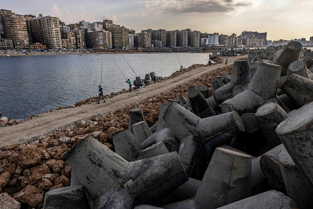 Holding back the tide:  Egypt's second city Alexandria is building barriers to save it from the rising sea