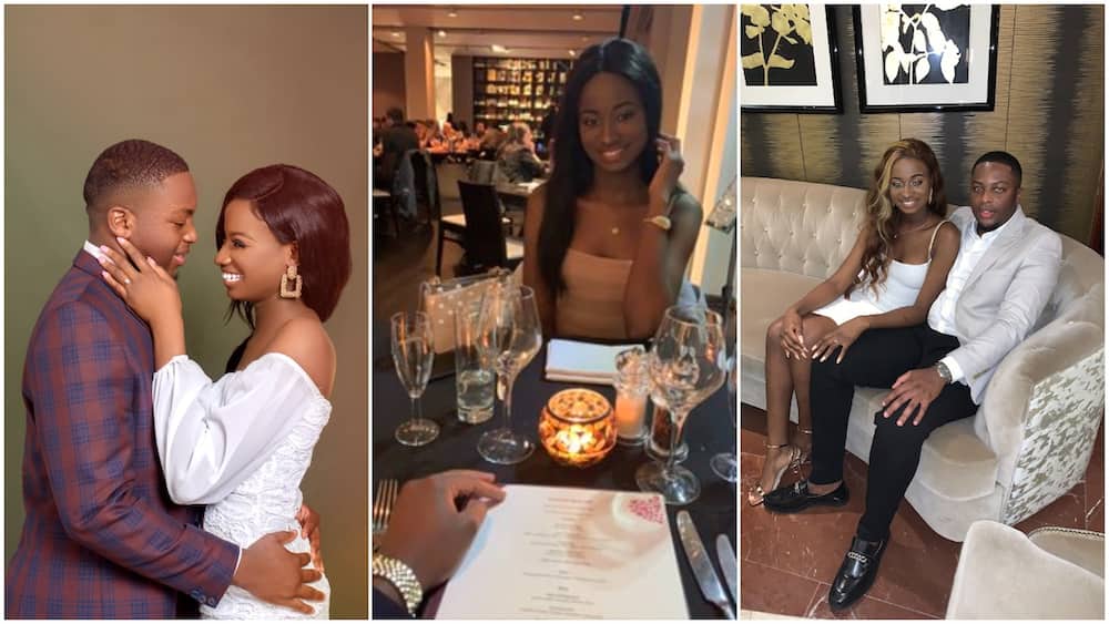 Nigerian man marries lady he took out Valentine's Day in 2020, wedding photo stirs reactions