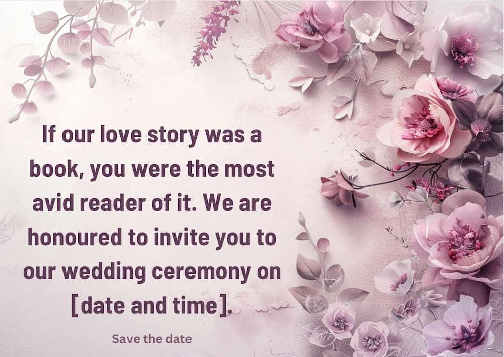 Wedding invitation messages for colleagues