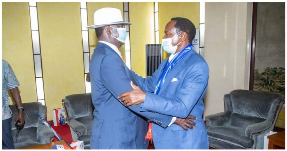 Wiper leader Raila Kalonzo Musyoka vowed to support Raila Odinga, his counterpart from ODM.