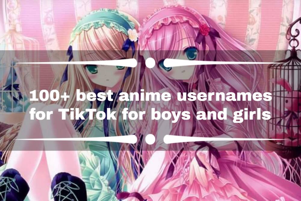 Anime usernames for TikTok