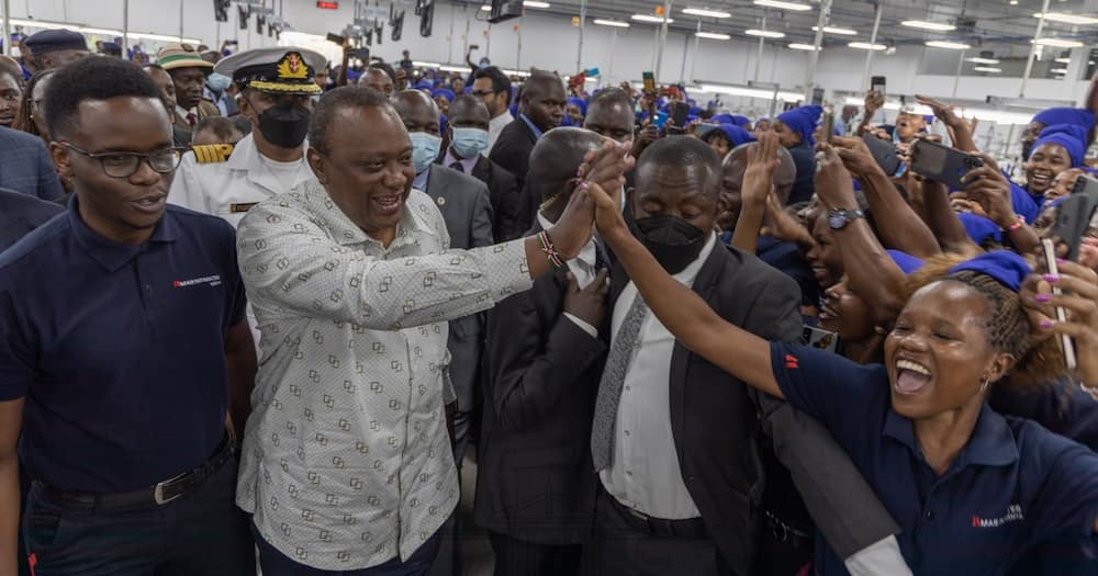 Uhuru Kenyatta said the factory has employed over 3,000 Kenyans.