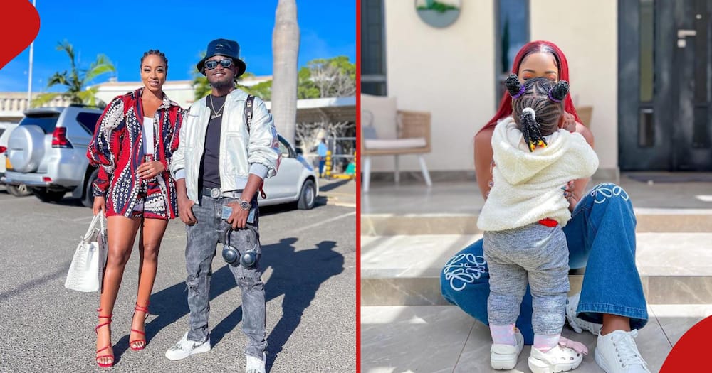 Bahati complains not being able to take his daughter out because her face is yet to be revealed.
