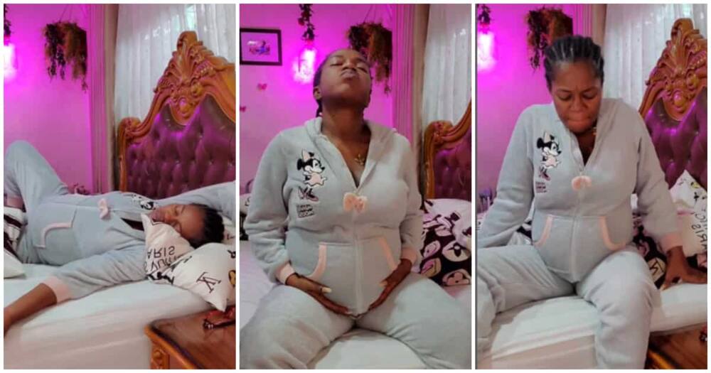 woman-shares-video-showing-how-she-struggles-to-sleep-during-pregnancy