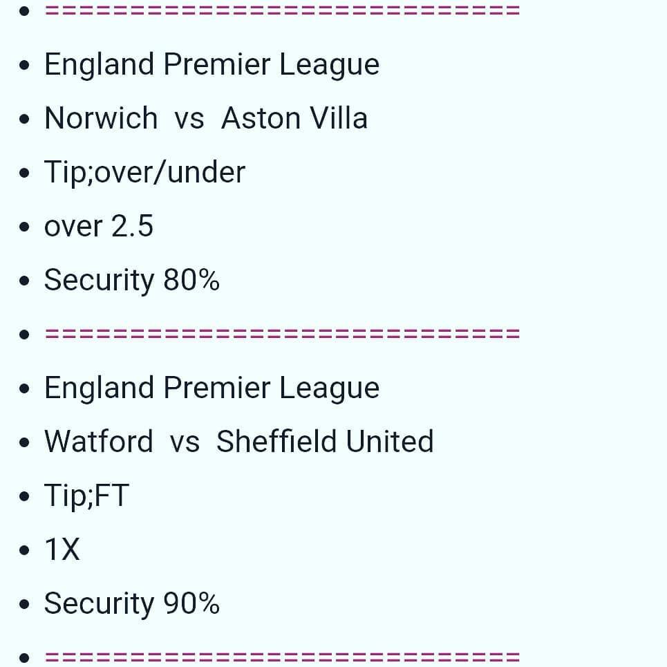 soccervista epl championship