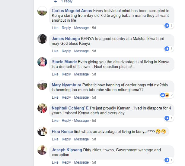 Social media users bitterly rant about the disadvantages of living in Kenya