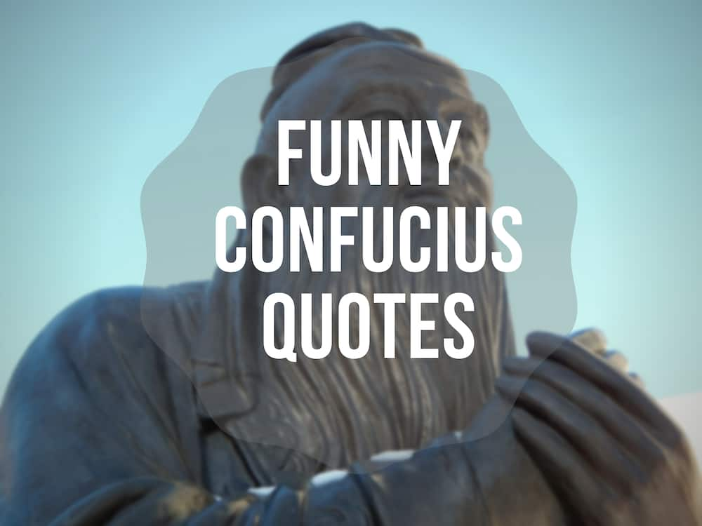 Funny Confucius quotes