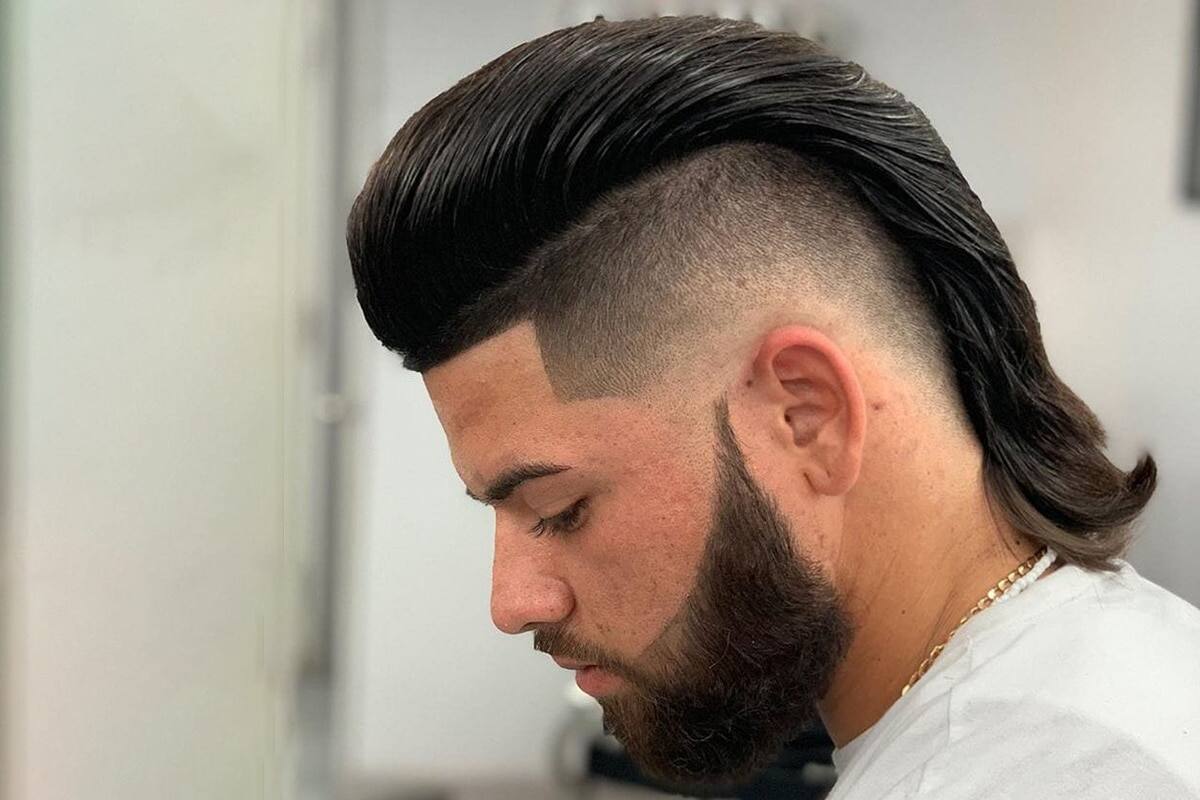 Bout to name this one the burst mullet hawk🤷‍♂️ #burst #fade #mullet ... |  Burst Fade Mullet | TikTok