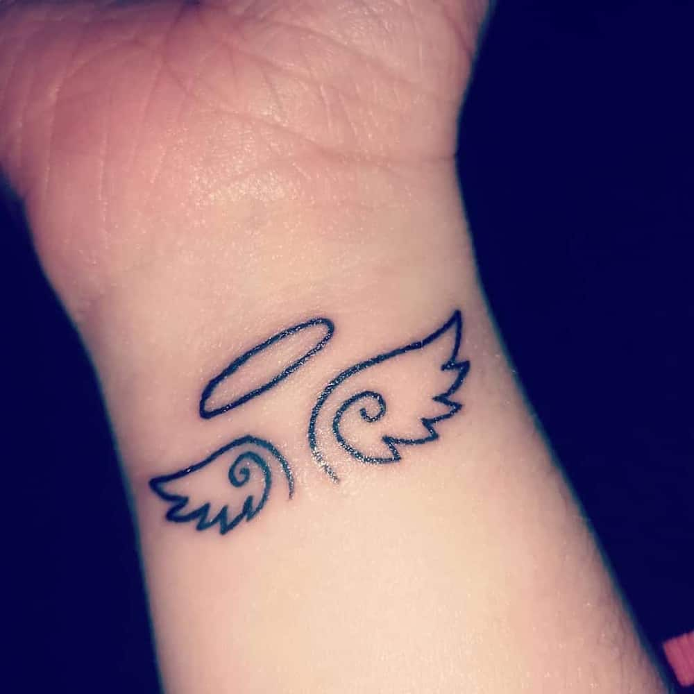 Tiny Angel Wing Tattoo  Wings tattoo, Angel wings tattoo, Wings tattoo  meaning