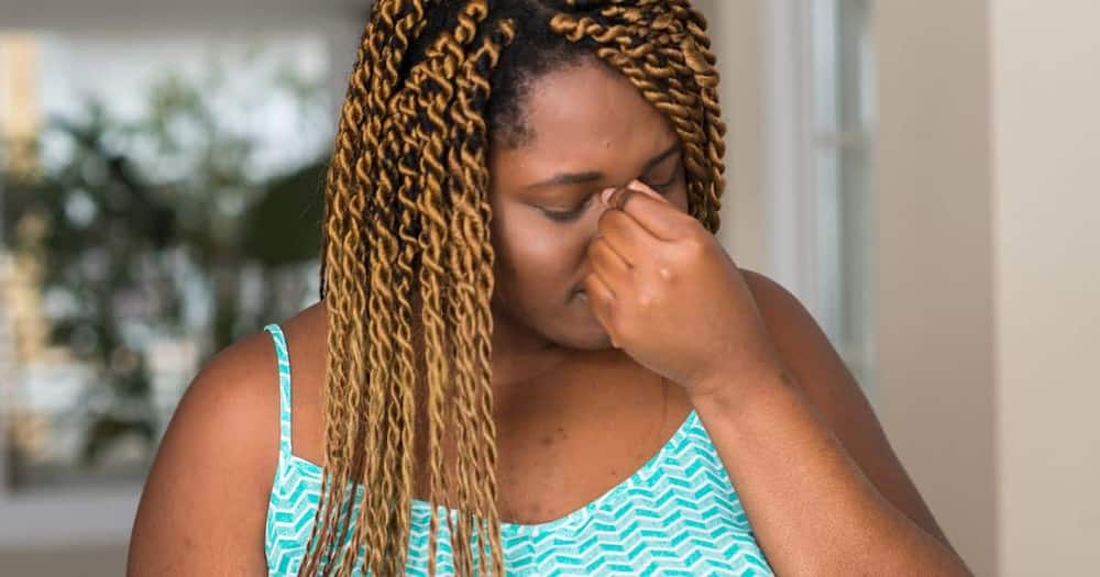 A side chick had to hide in the closet after man's girlfriend arrived home