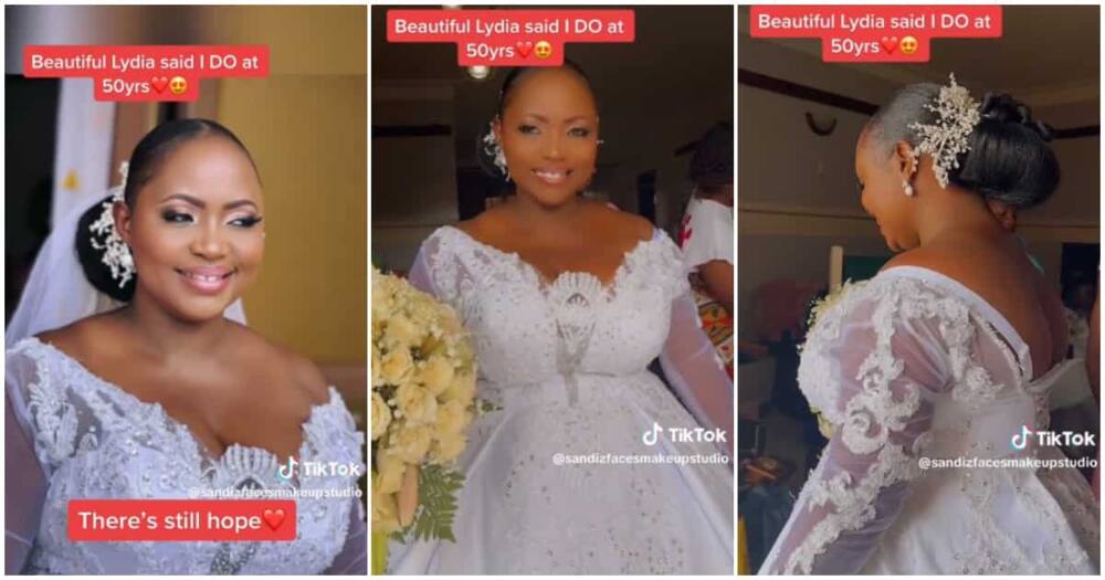 Lydia, married at age 50 Lydia, married at age 50