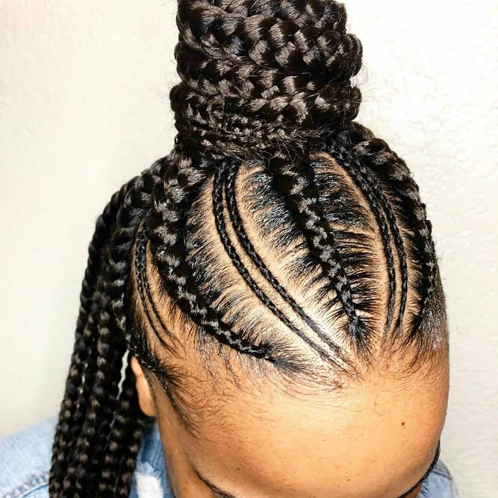 50+ Braided Hairstyles To Try Right Now : Partial Woven Braids