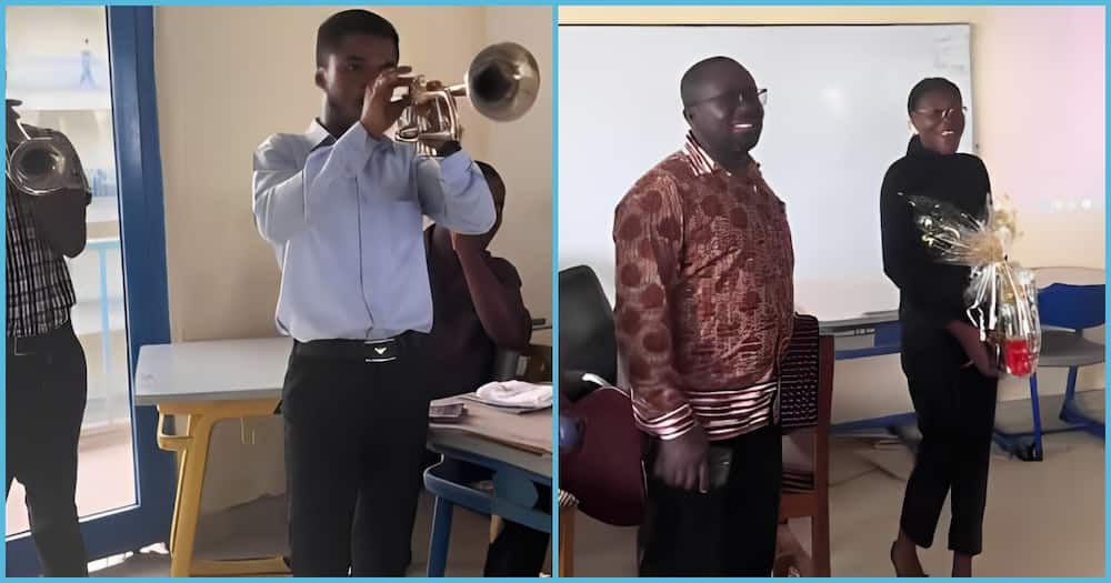 UCC: Students organise surprise birthday celebration for lecturer in class