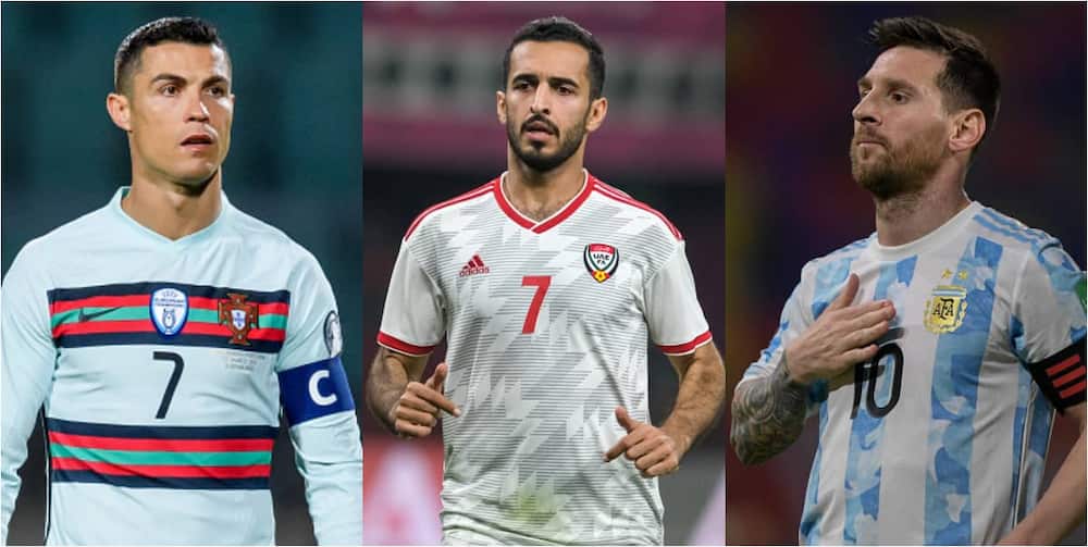 Arabian striker ranked ahead of Mess, now behind Ronaldo in most international goals scored