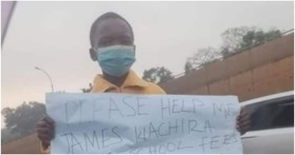 James Wachira had pleaded with wellwishers to help him join Thika High School