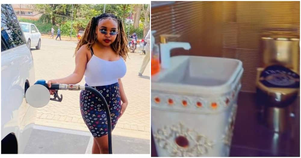 Mike Sonko's Daughter Sandra Shows Off Exquisite Bathroom with Gold Plated Toilet..