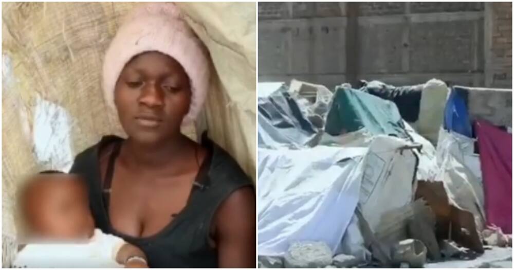 Generous Kenyans Raise Money to Settle Young Mother, Her 2 Babies after House is Demolished in Mukuru