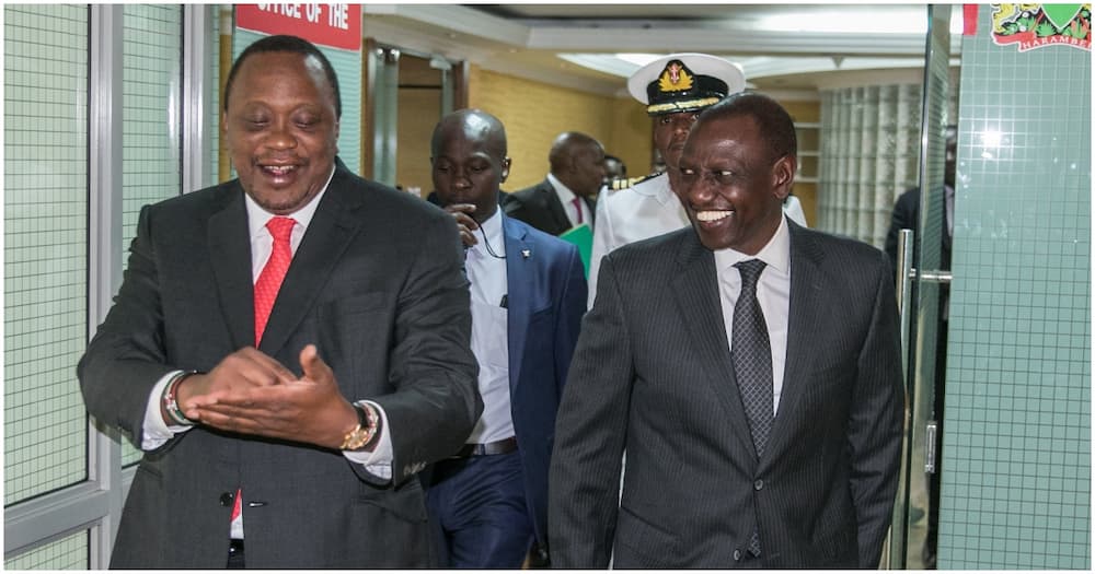 Uhuru Kenyatta and William Ruto.