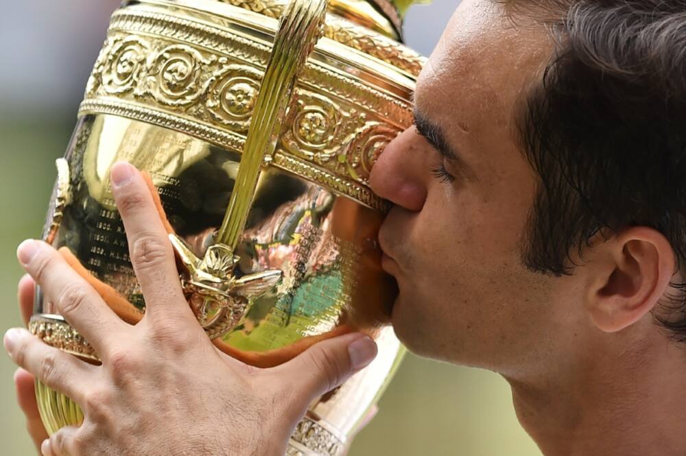 Roger Federer, who won eight Wimbledon titles, is considered one of the most elegant players in history