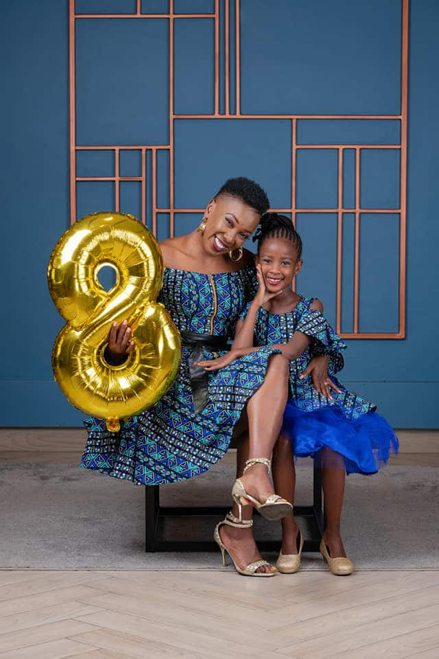 Photostory of Wahu, Lovely Daughter Nyakio As She Celebrates 8th Birthday