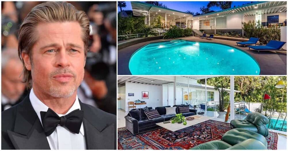 Photos of Brad Pitt and his $5.5 million mansion in Los Angeles