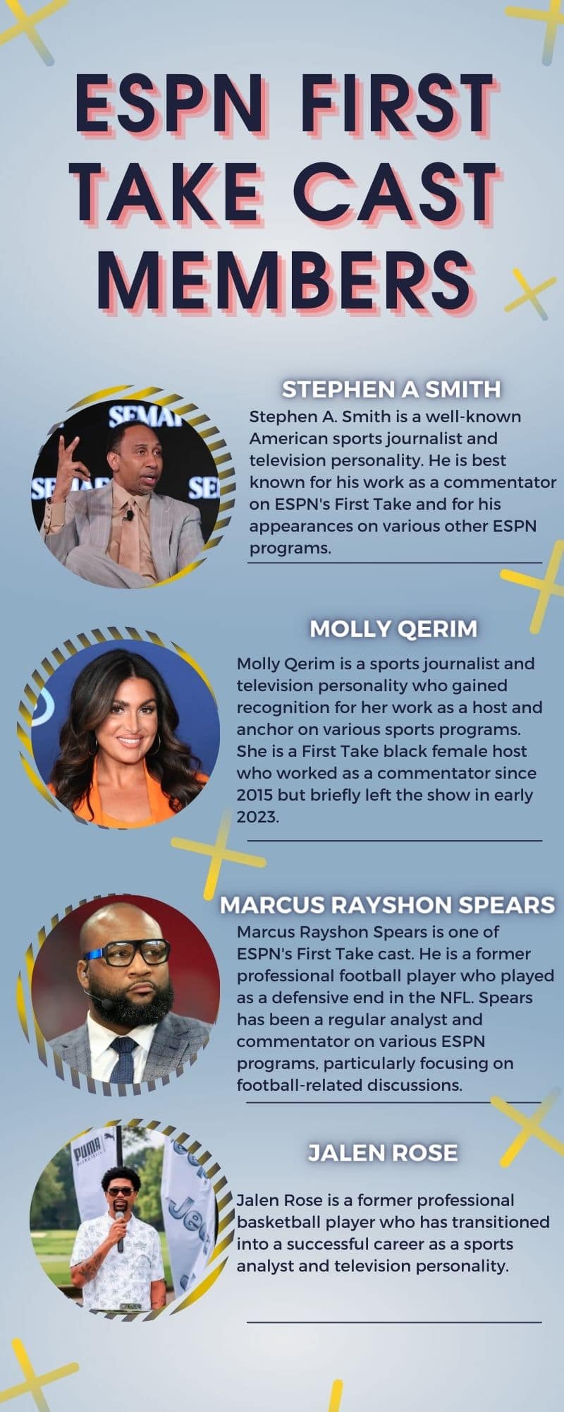 ESPN First Take cast members: profiles, salary, and careers - Tuko.co.ke