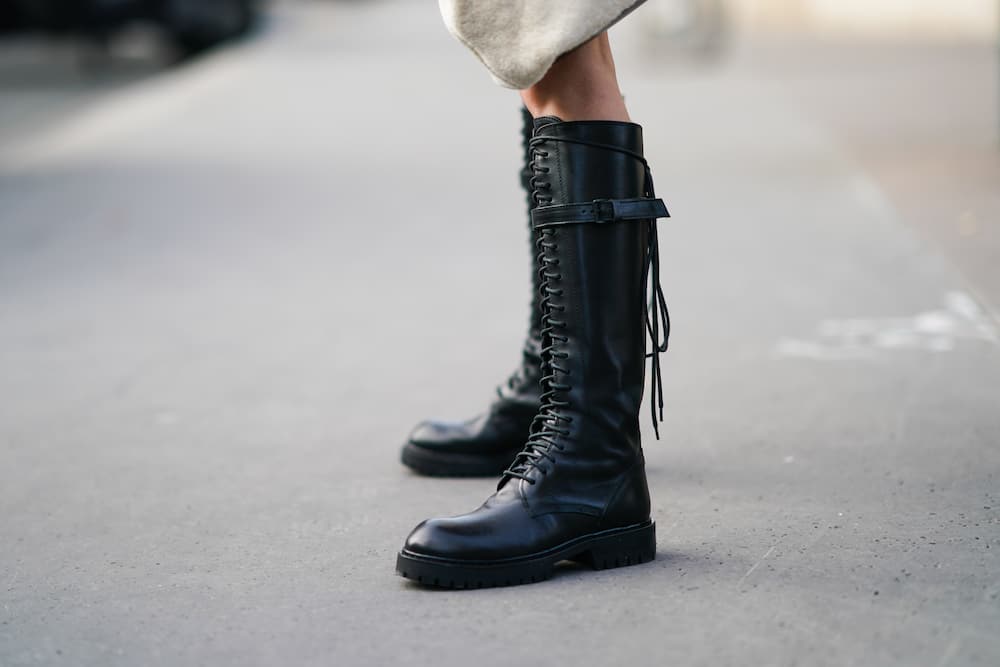 How to keep knee high boots up