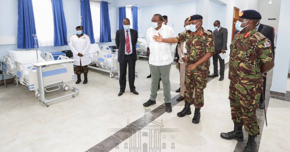 Uhuru Kenyatta opens new military hospital at Lang'ata Barracks