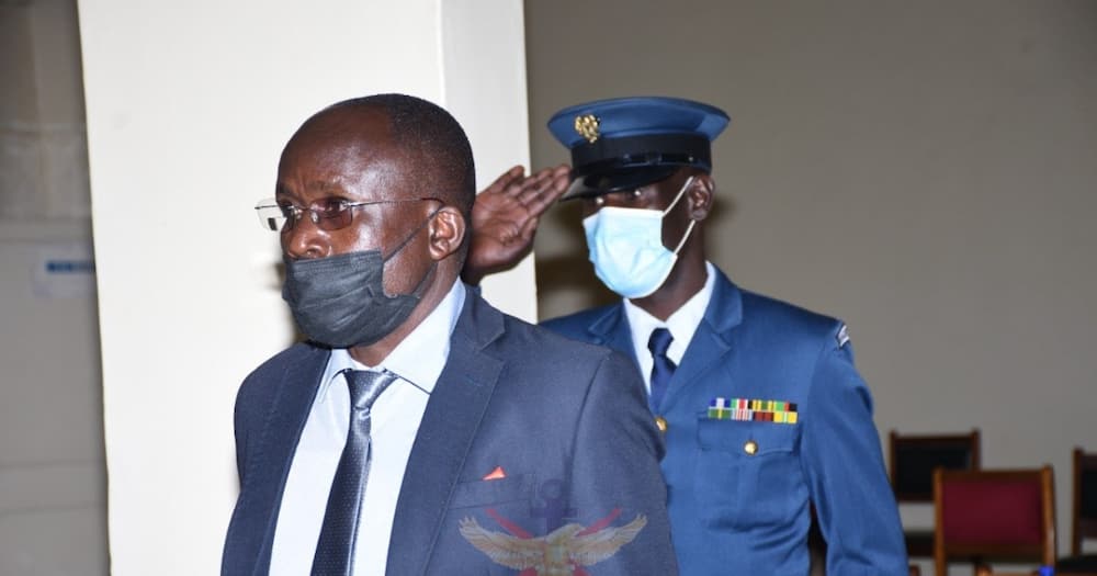 Two KDF servicemen were arraigned in Kahawa Garrison Court Martial.