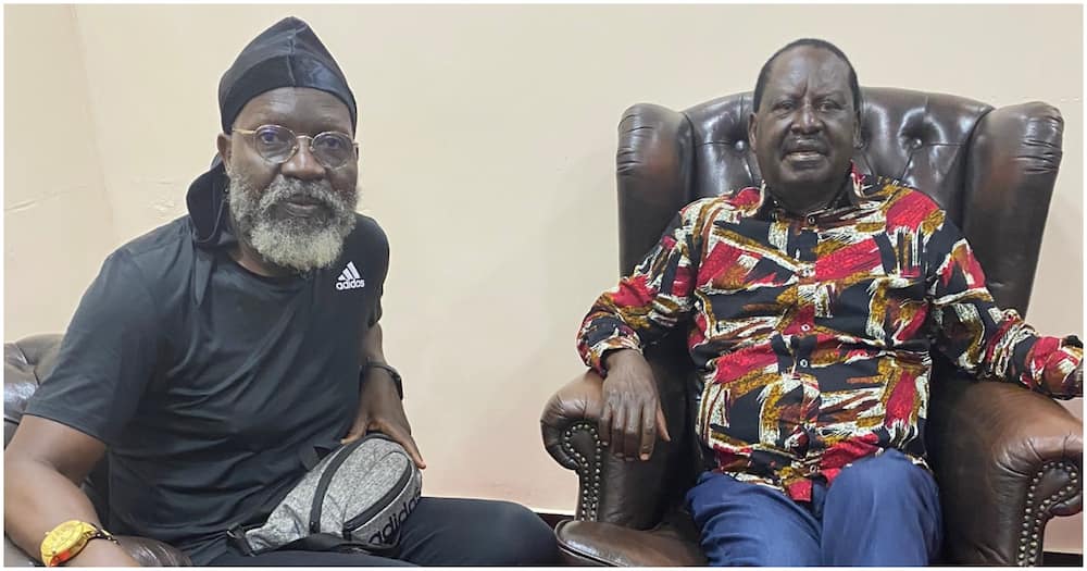 George Wajackoyah and Raila Odinga