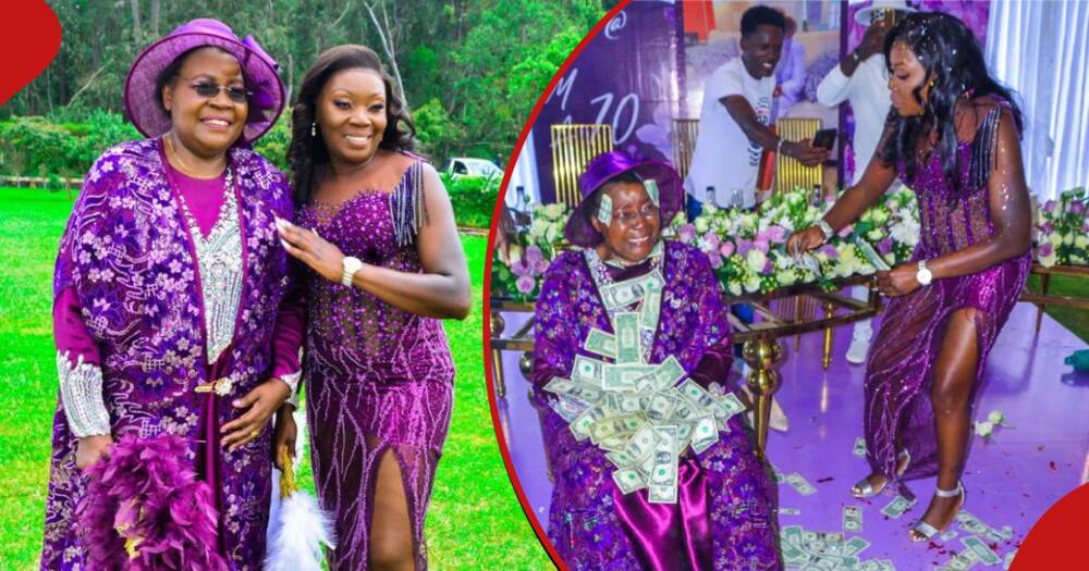 Siaya woman splashes KSh 1m on mother to celebrate her on her 70th birthday.