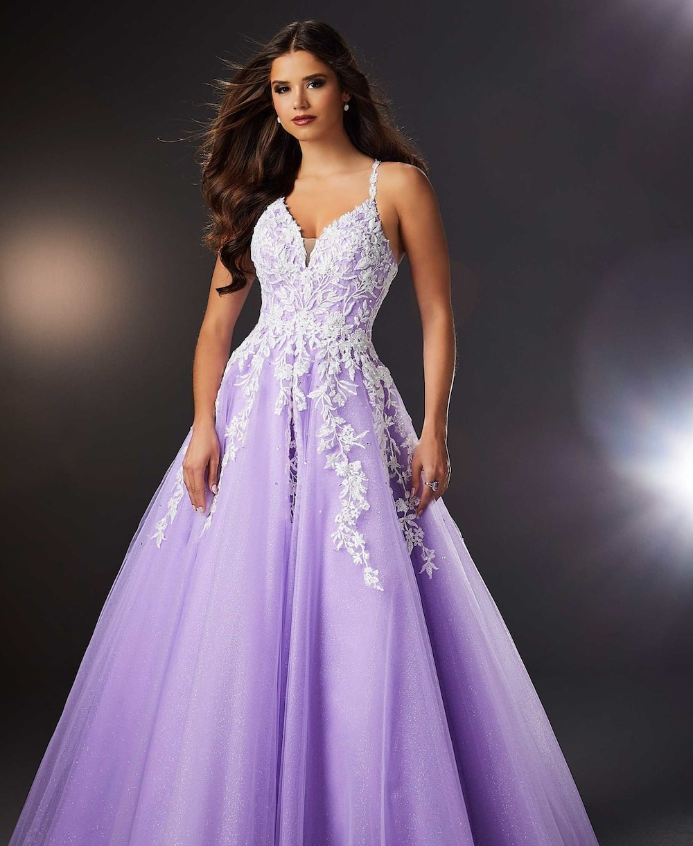 Lace ball gowns